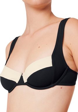 Triumph Balconette-Bikini-Top Summer Glow W 02 sd, Struktur-Piqué