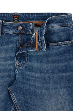 BOSS ORANGE Straight-Jeans Boss Orange Jeans "Delaware" medium blue