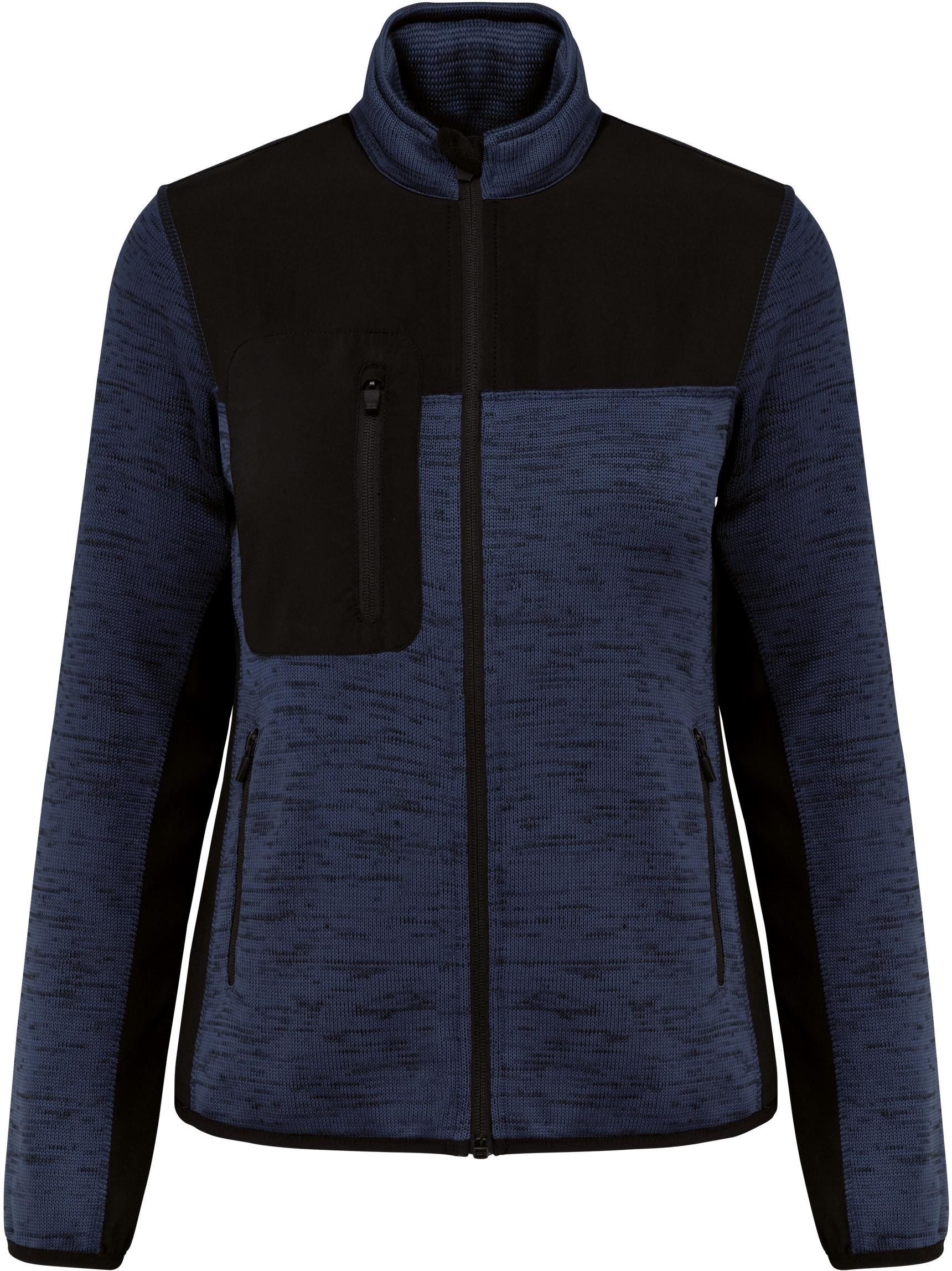 Navy Melange / Black
