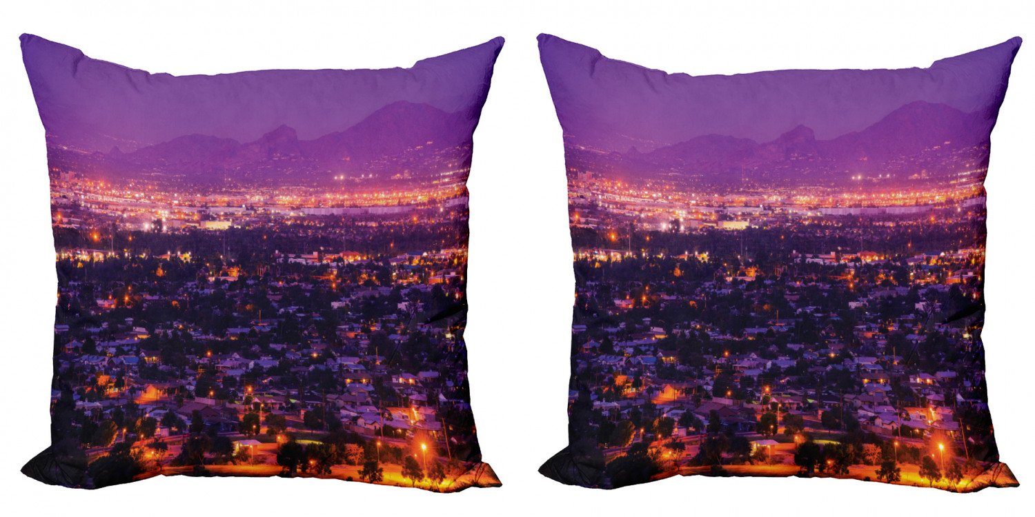 Arizona Doppelseitiger Phoenix Kissenbezüge Digitaldruck, Modern (2 Stück), Abakuhaus Accent von Nacht Panorama