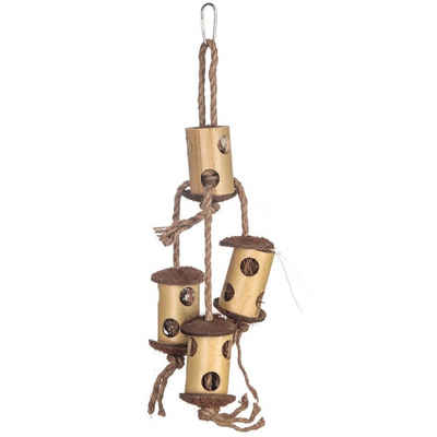 PETGARD Tier-Beschäftigungsspielzeug »Vogelspielzeug Papageienspielzeug«, Naturspielzeug aus Bambus Länge ca. 50 cm
