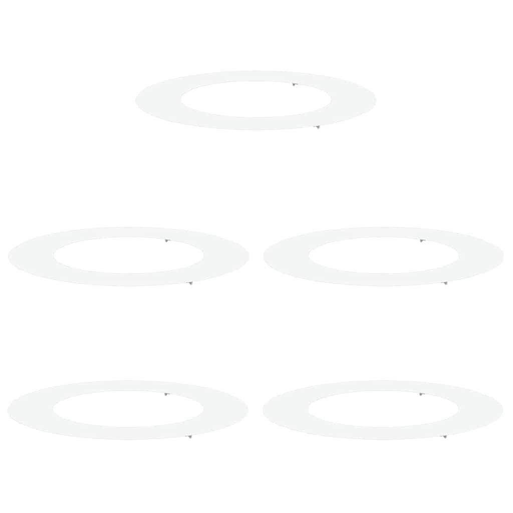 vidaXL Blumentopf Flache Baumringe 5 pcs günstig online kaufen