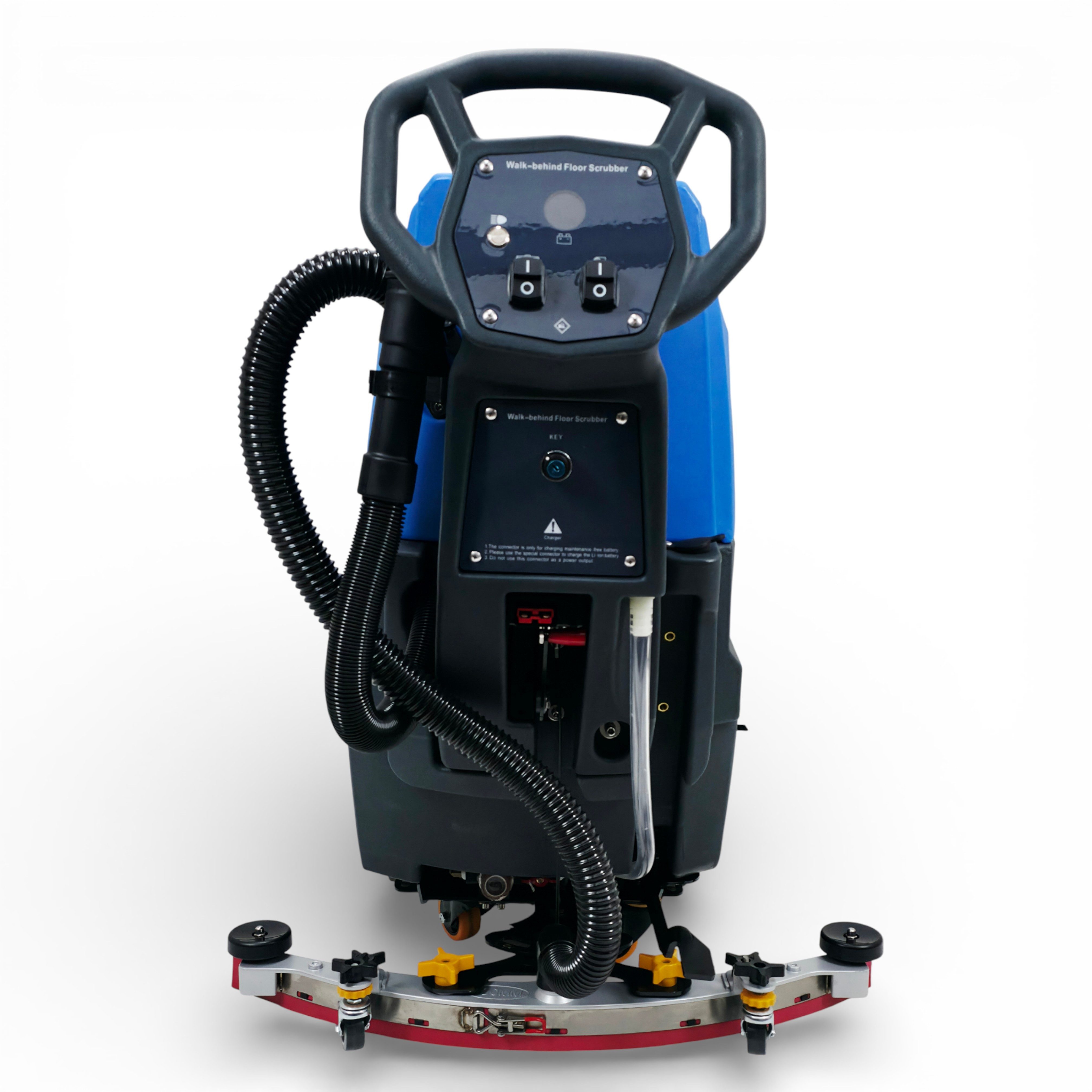DeTec. Hartbodenreiniger Nachläufer Scheuersaugmaschine Gewerbe DT-FS1 – 24V Li-Ionen-Akku, 500 W, Bodenreinigungsmaschine mit 53 cm Arbeitsbreite – Bild 4 von 5