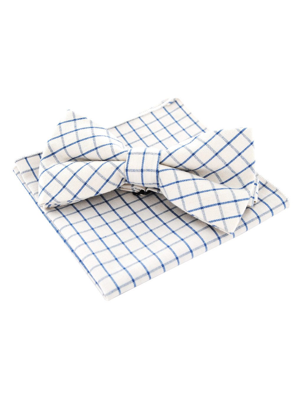 axy Fliege Herren Fliege mit Einstecktuch als Set Tweed Style (2er, 1x Fliege mit Einstecktuch als Set) Fliege bereits gebunden, Schleife Konfirmation verstellbar