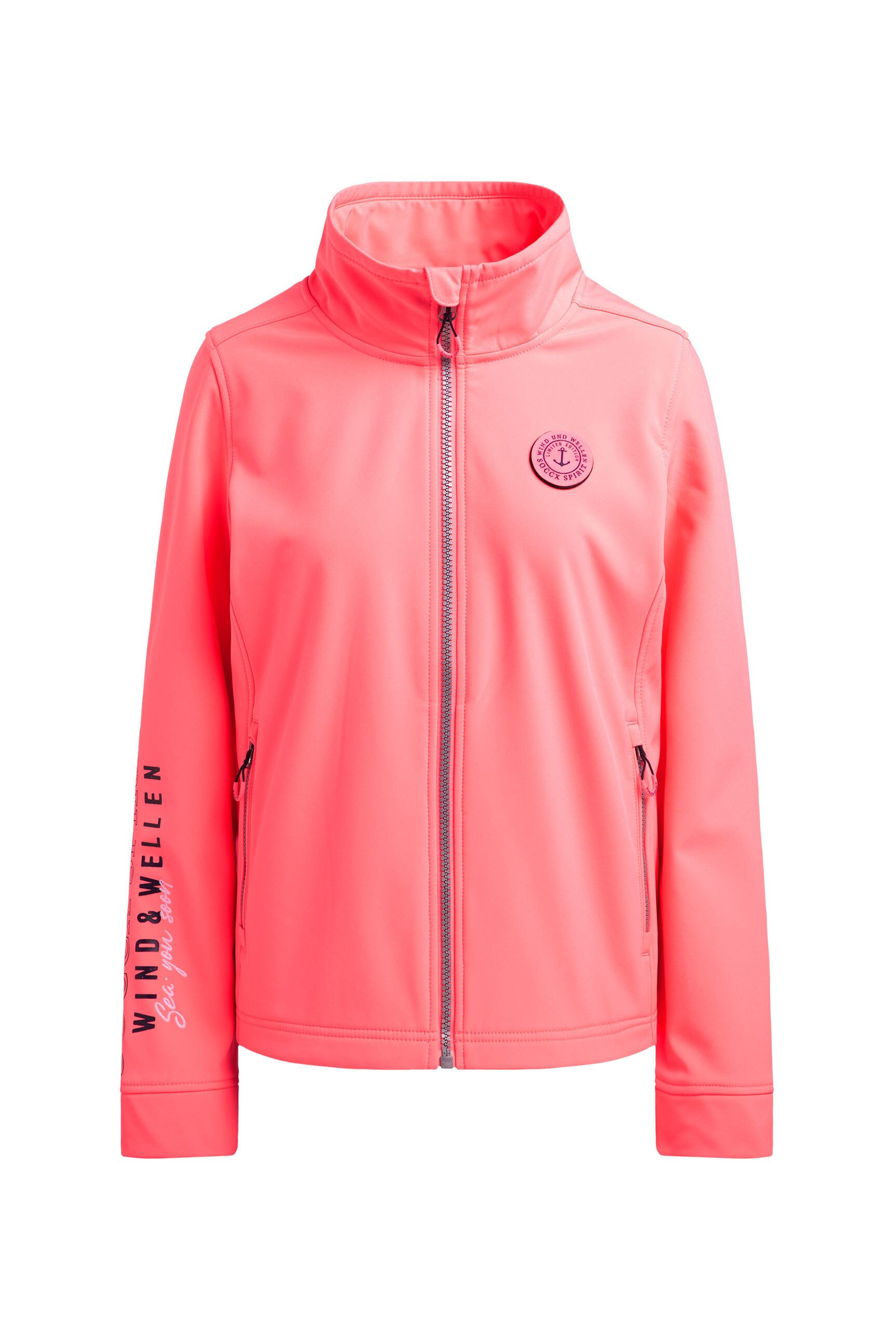 SOCCX Softshelljacke mit Stehkragen günstig online kaufen