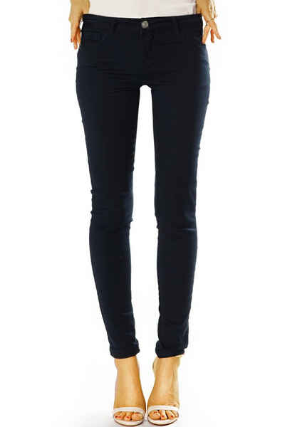 be styled Skinny-fit-Jeans »Low Waist Hose enge Hüftjeans Skinny Hosen - Damen - j19e-1« (38-tlg) mit Stretch-Anteil, 5-Pocket-Style