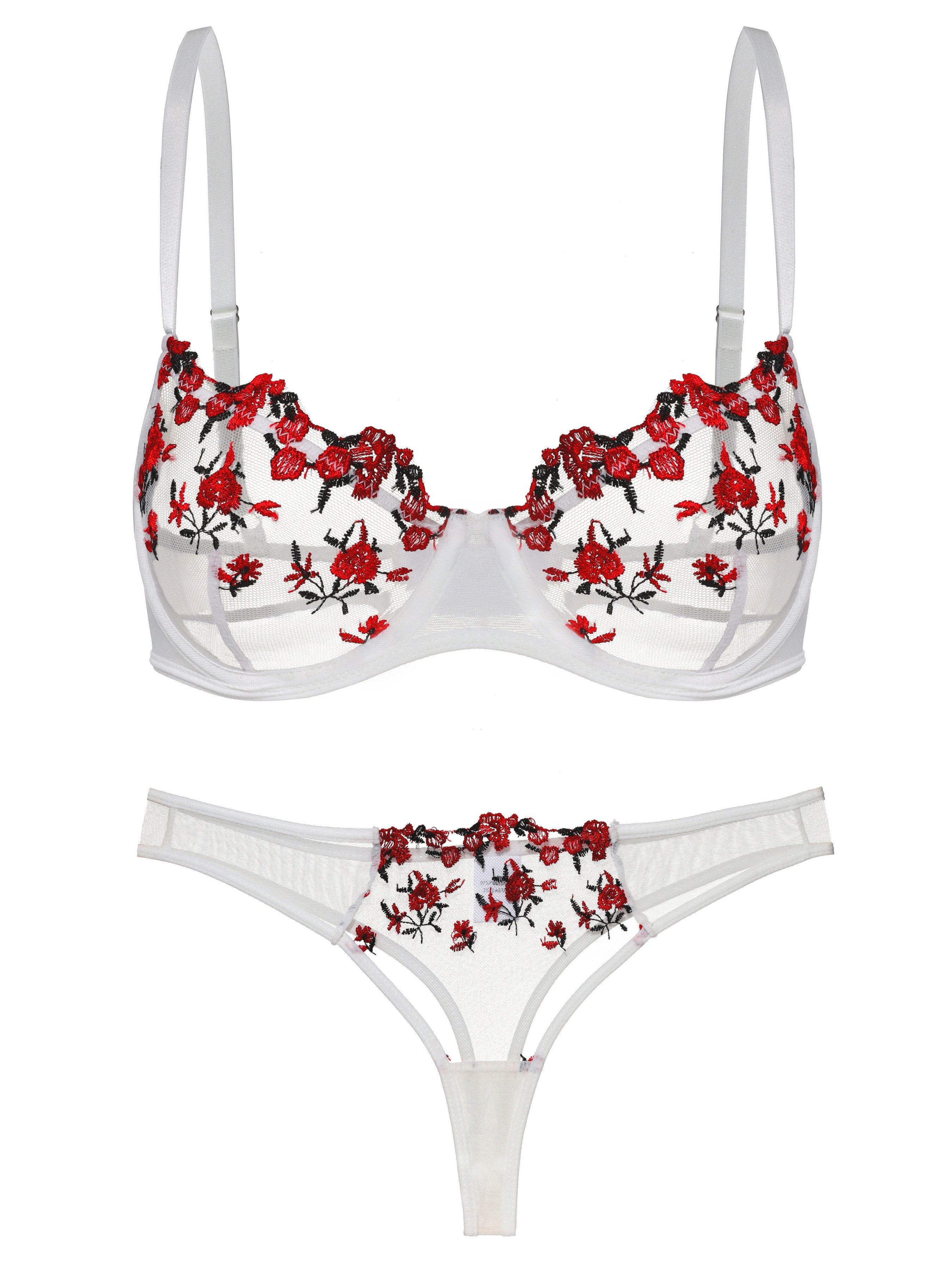 Orchibelle Set: Bügel-BH Sexy Dessous-Set, Reizwäsche günstig online kaufen