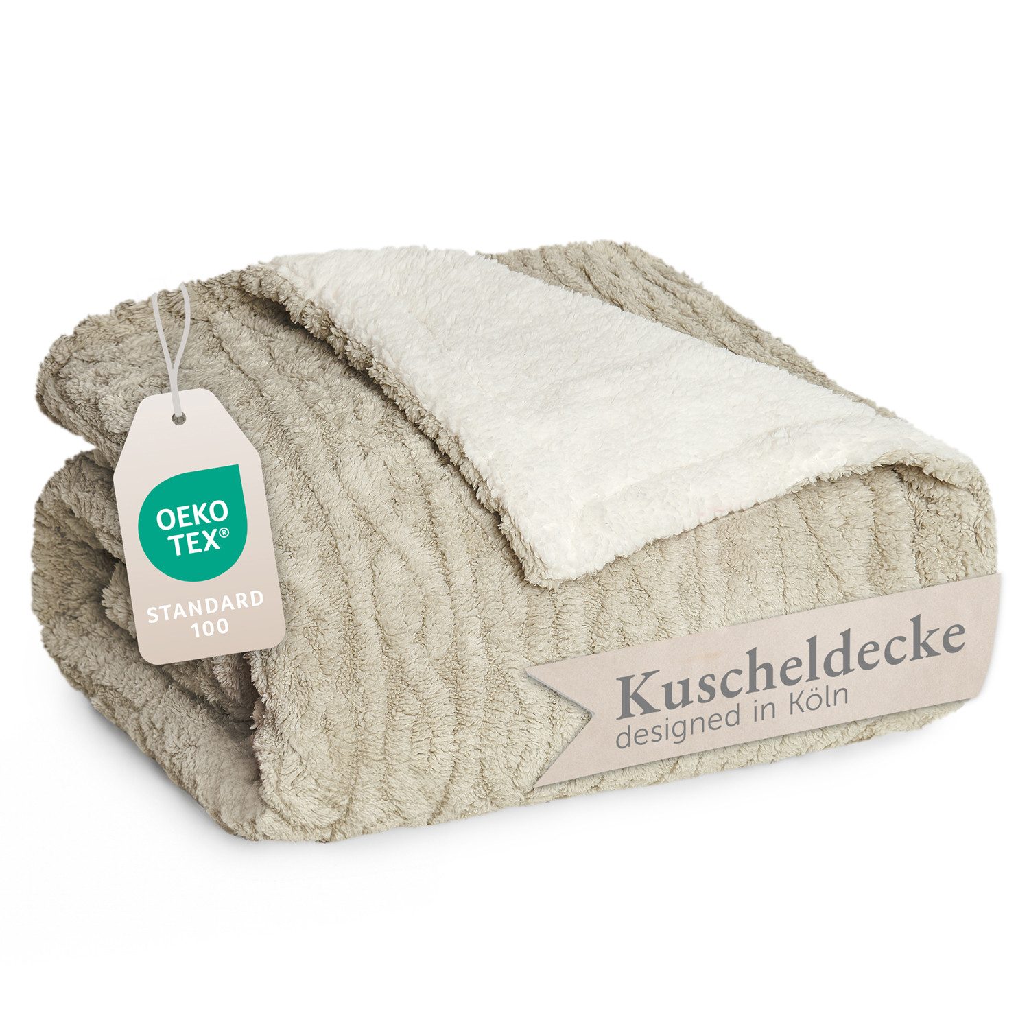 Wohndecke Oeko-TEX zertifizierte waschbare Wohn- & Kuscheldecke, Blumtal, m günstig online kaufen