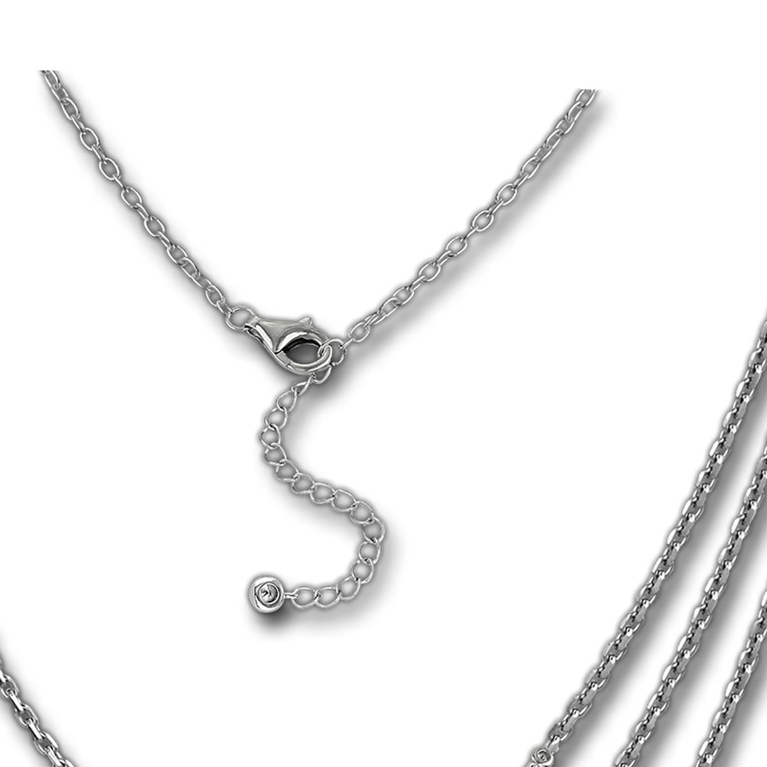 SilberDream Silberkette GSK4902WX SilberDream Zirkonia Halskette Layer 925 günstig online kaufen