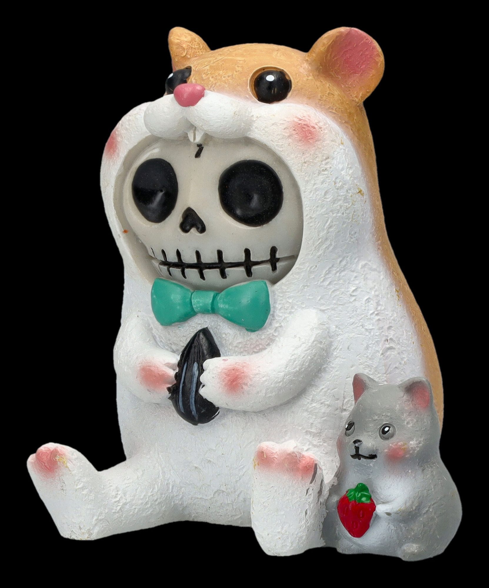 Figuren Shop GmbH Fantasy-Figur Furrybones Hammy – Skelett Hamster Figur Gothic Deko 7 cm Dekofigur