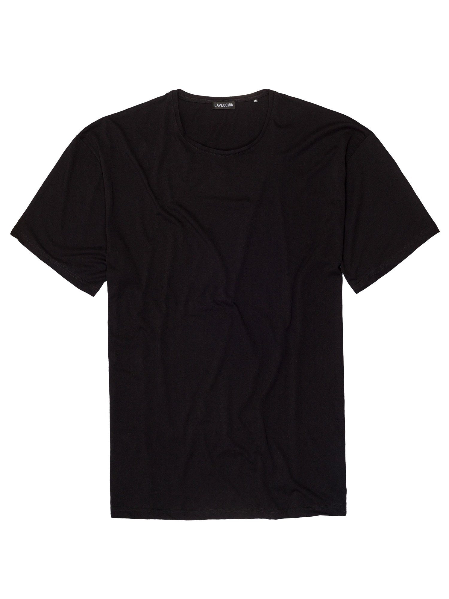 Herrenshirt Herren Lavecchia T-Shirt Übergrößen Shirt LV-122 (2-tlg) Rundhals