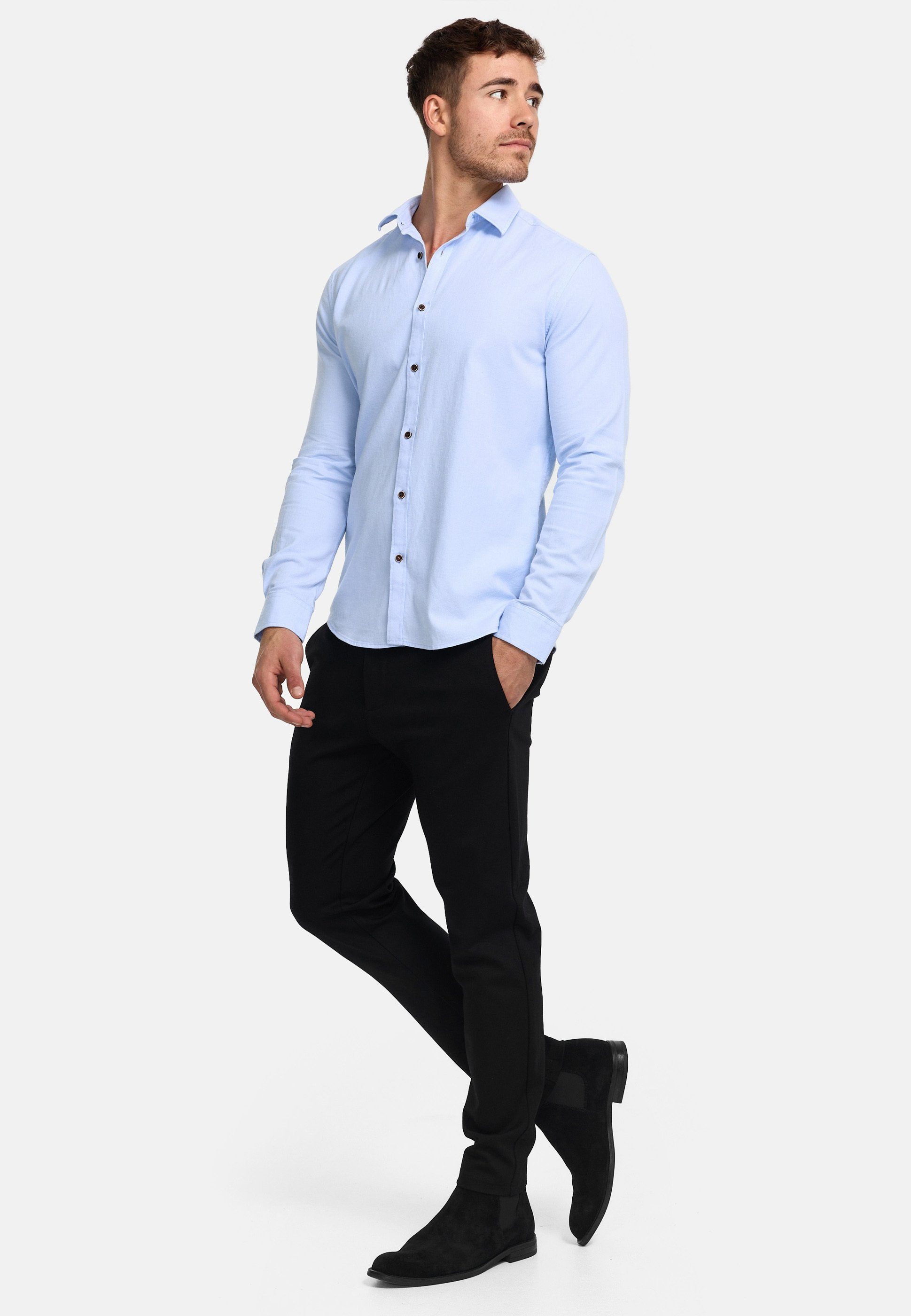 Jeff Langarmhemd Herren Earman Herrenhemd Langarm