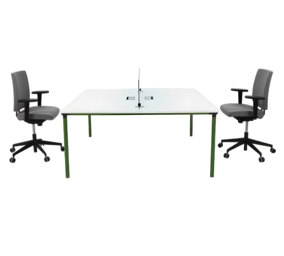 Xlmoebel Schreibtisch Workstation für mehrere Personen am Arbeitsplatz (Workstation für mehrere Personen), Made in Europa
