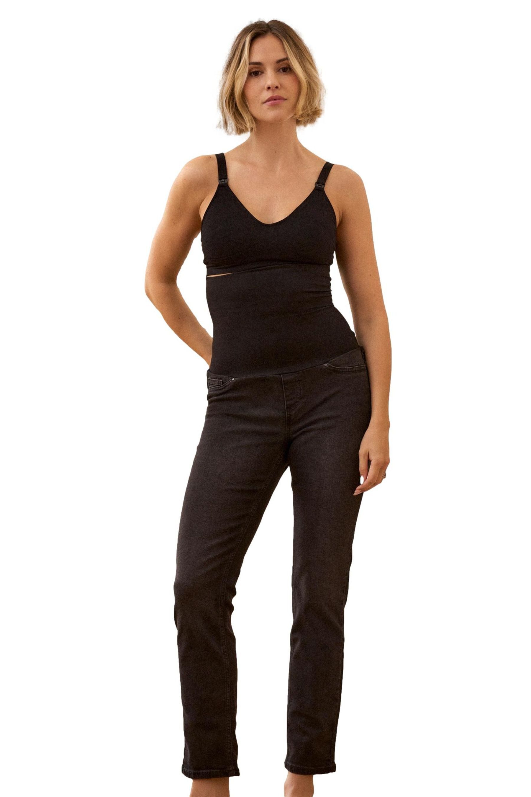 Seraphine Umstandsjeans Seraphine stützende Post-Partum-Jeans Petite (1-tlg)