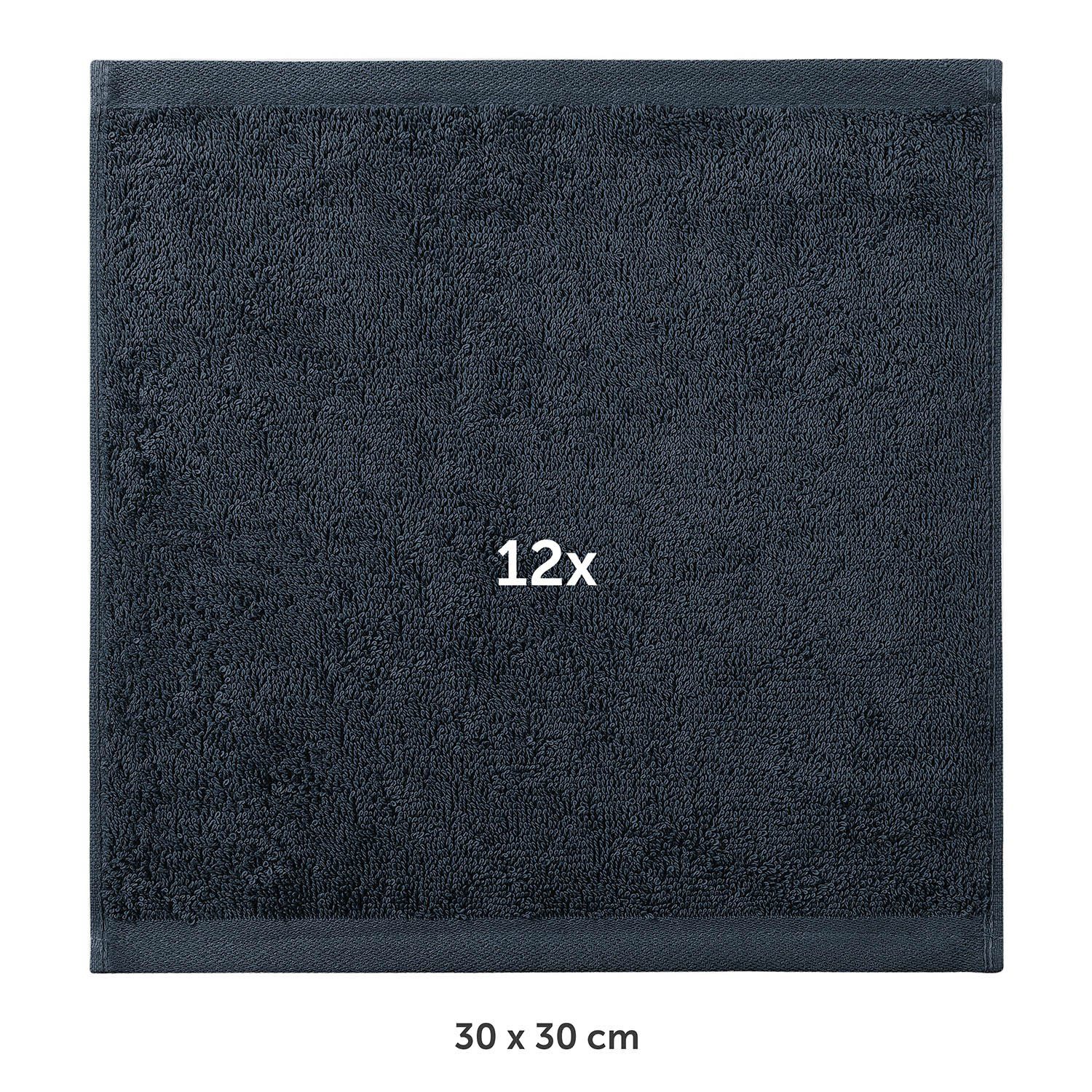 Blumtal Gästehandtücher 30x30cm - weich und saugstark, Frottee (12-St), 12e günstig online kaufen