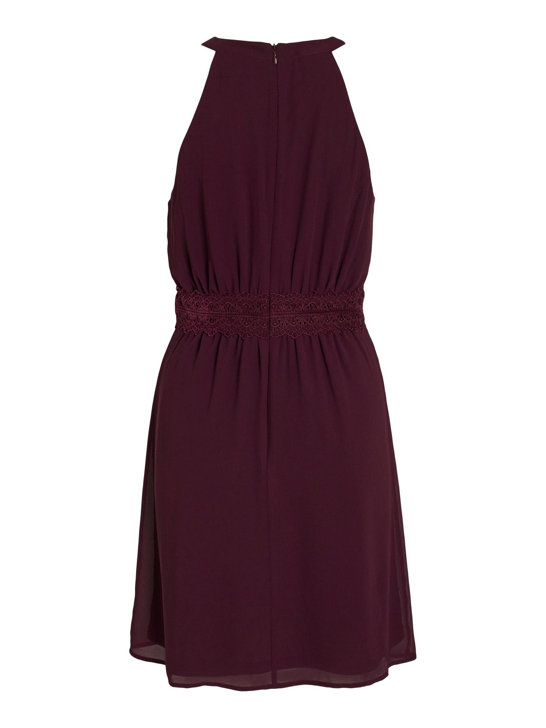 Vila Shirtkleid Blusenkleid Figurbetont mit Spitze günstig online kaufen