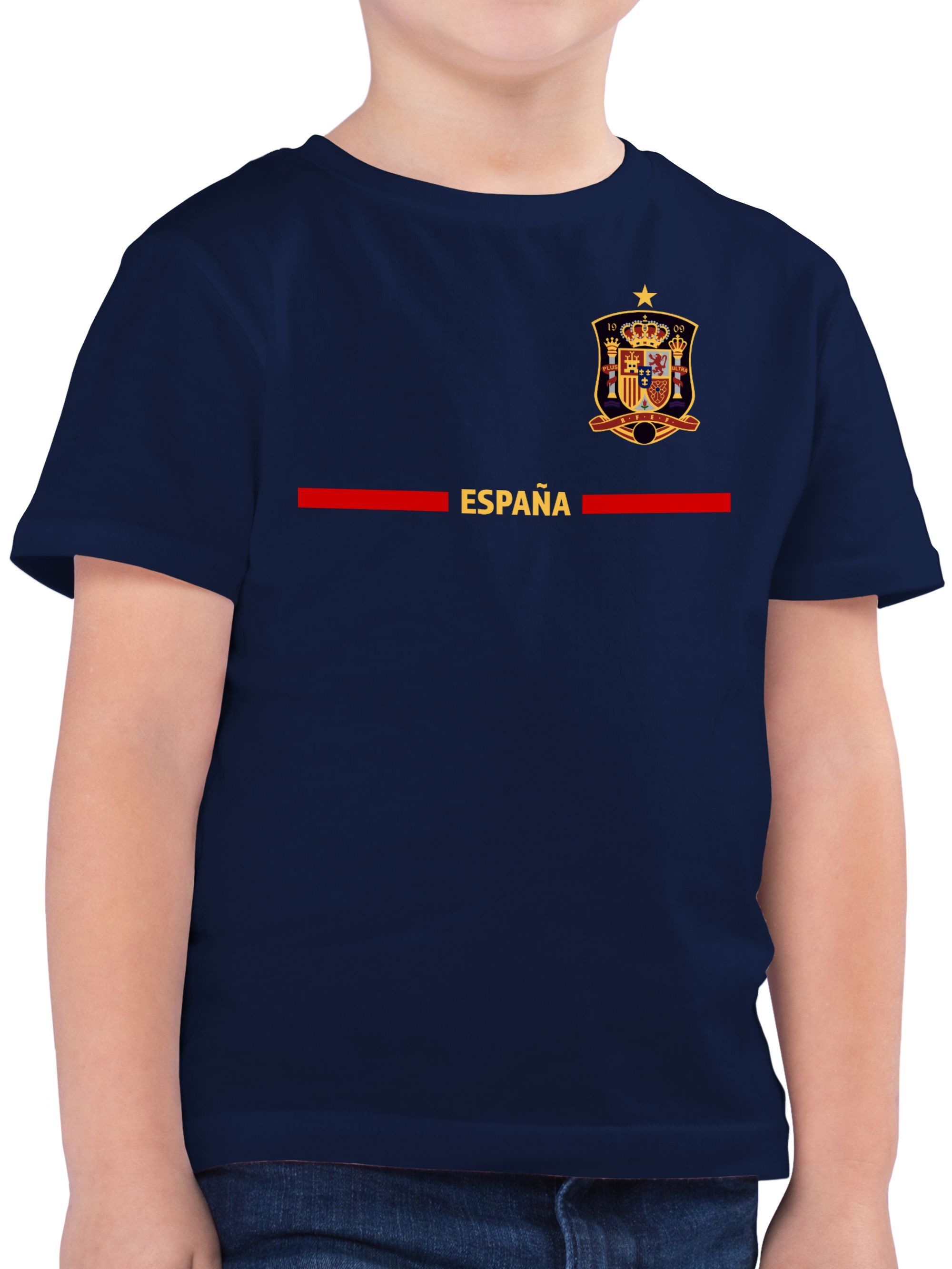 T-Shirt Spanisches Trikot Wappen, España mit Stolz, Spanien Fan-Motiv
