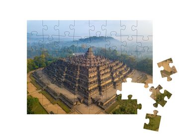 puzzleYOU Puzzle Borobudur-Tempel, weltgrößter buddhist. Tempel, 48 Puzzleteile, puzzleYOU-Kollektionen Borobudur Tempel, Java