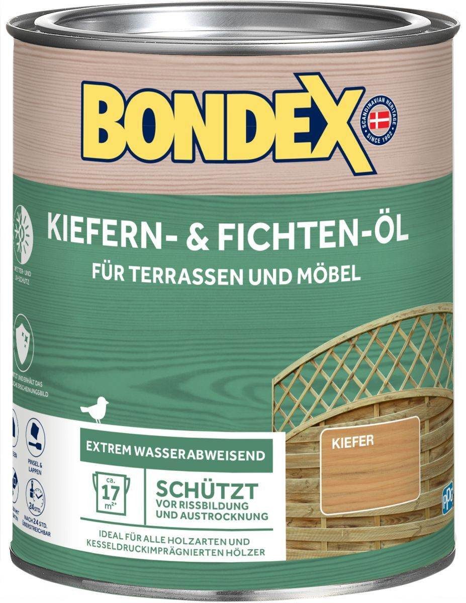 Bondex Holzöl Kiefern- und  Fichten-Öl, Wasser-stop Abperleffekt