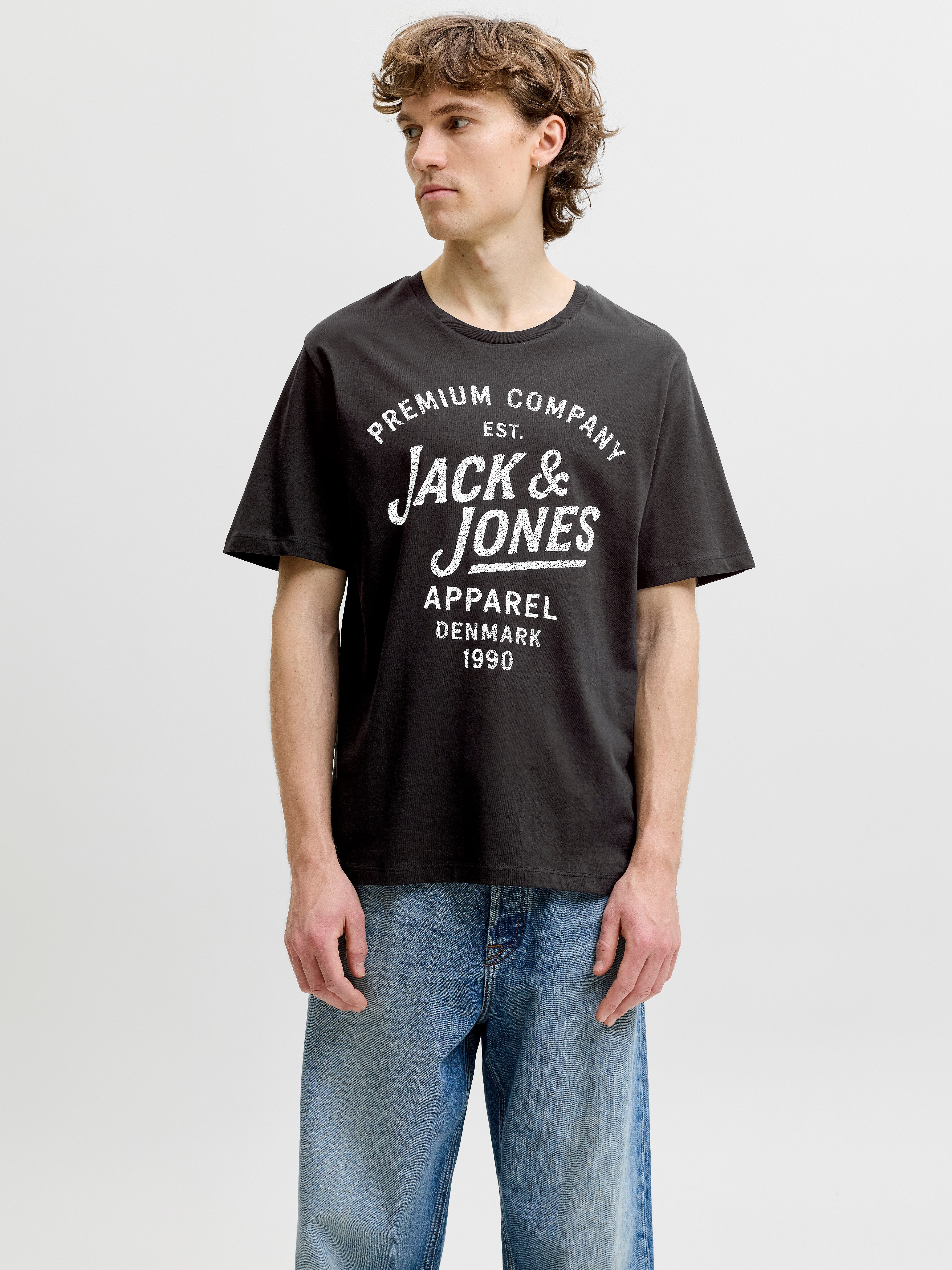 Jack & Jones Rundhalsshirt JPRBLUZANE SS TEE FST 3PK MP (Packung, 3-tlg)