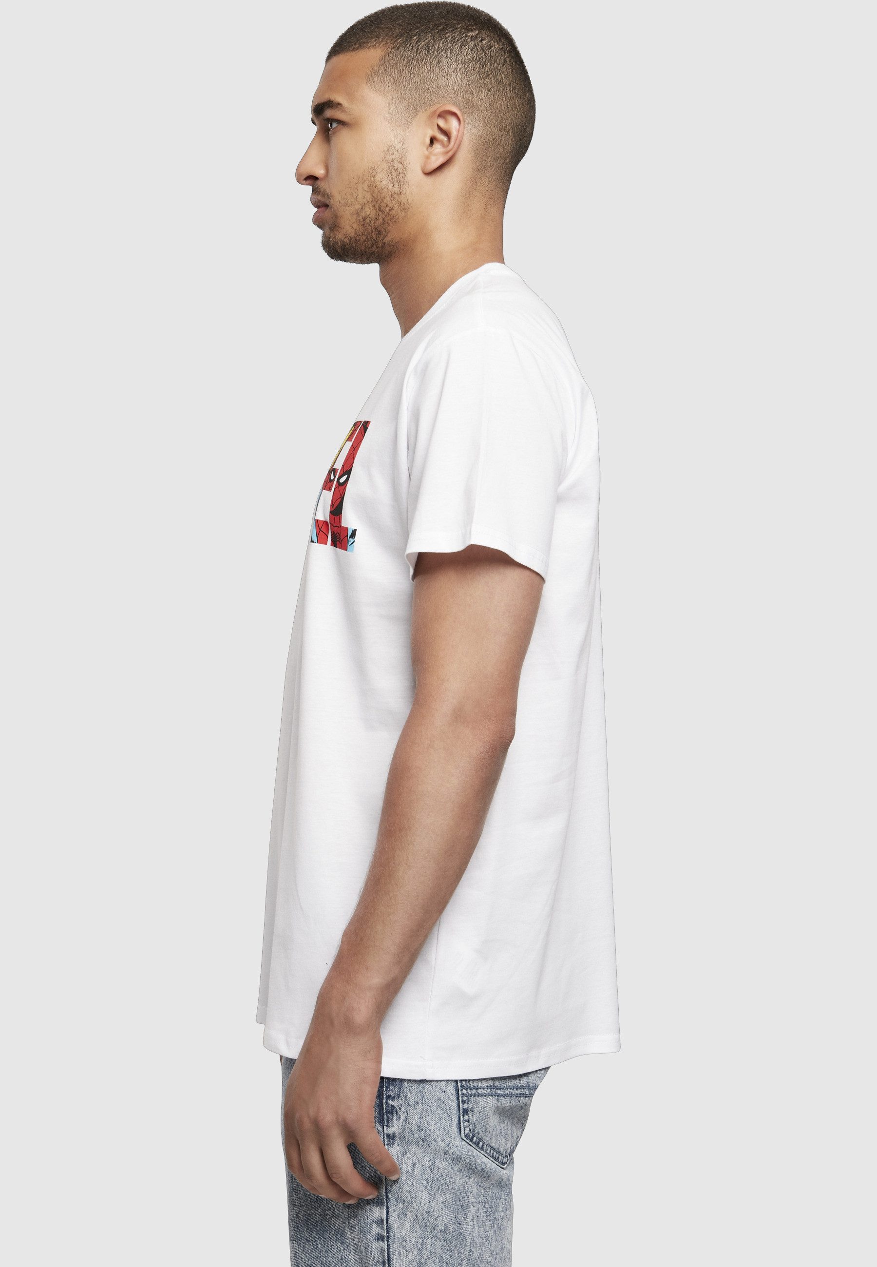 Merchcode T-Shirt Merchcode Herren Marvel Logo Character Tee (1-tlg)