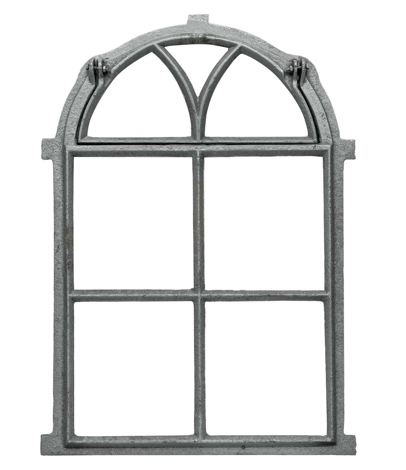 Eisenfenster zum Eisen Fenster Klappfenster Öffnen Fenster grau A Aubaho Stallfenster