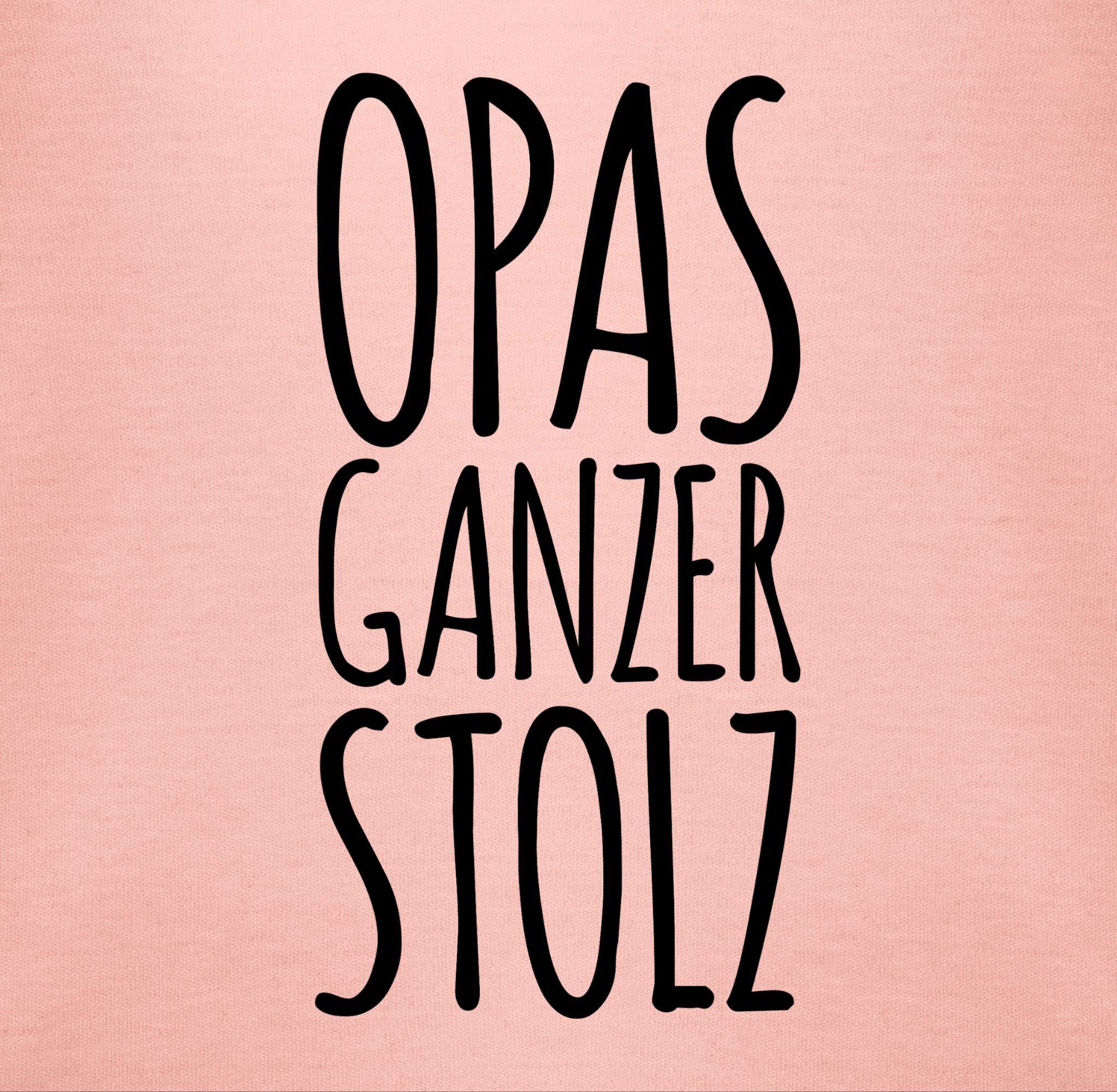 Opas Shirtbody Baby 3 Shirtracer Babyrosa & ganzer Strampler Stolz Mädchen Junge