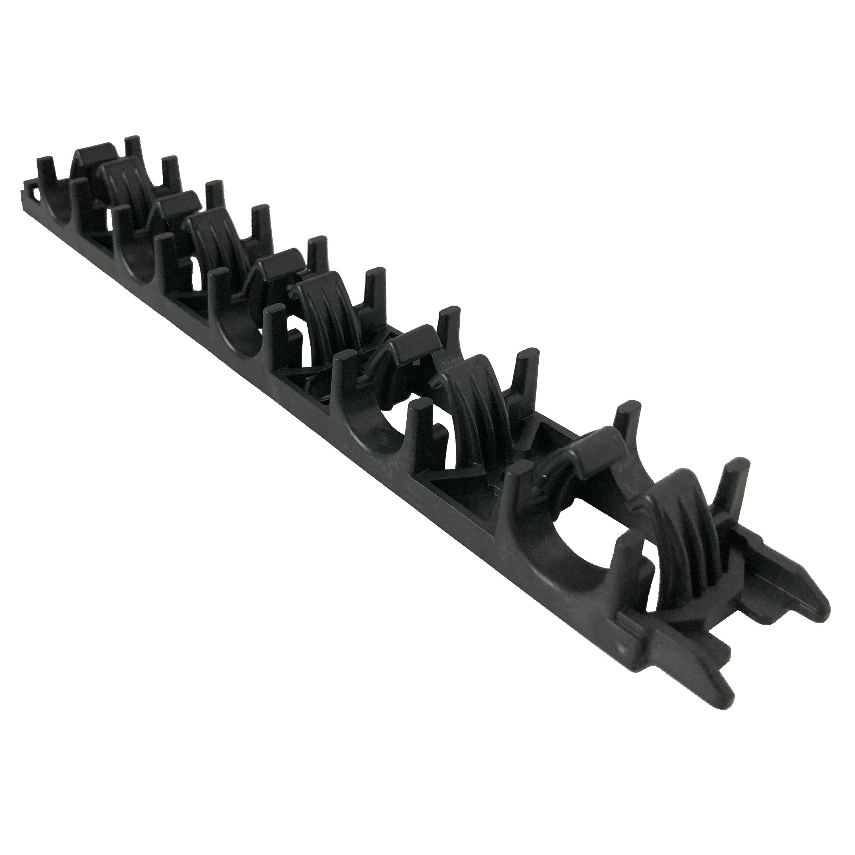 HoWaTech Fußbodenheizung Fußbodenheizung Wandheizung Rohr Klemmschiene ø14-22mm mit Klebung, (Set, 30-tlg), Flexibles Stecksystem