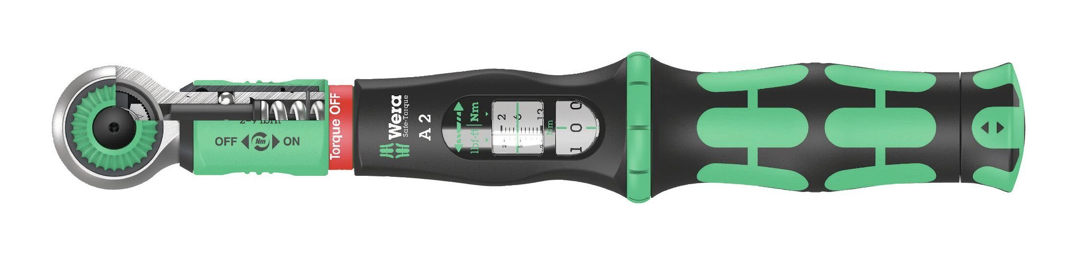 Thumbnail - Wera Drehmomentschlüssel, Safe-Torque 2-12 Nm 1/4" Bitaufnahme