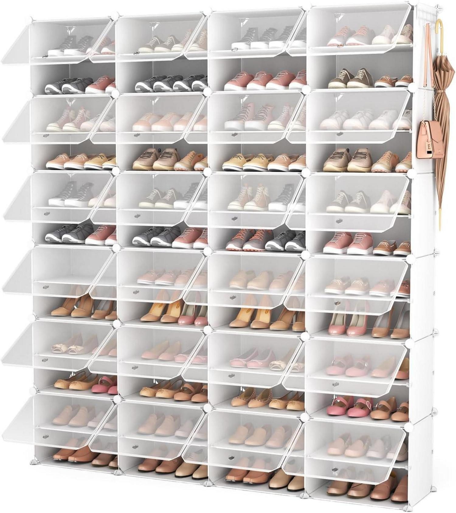 Vicye Schuhabtropfschale Großes Schuhregal 12 Ebenen günstig online kaufen