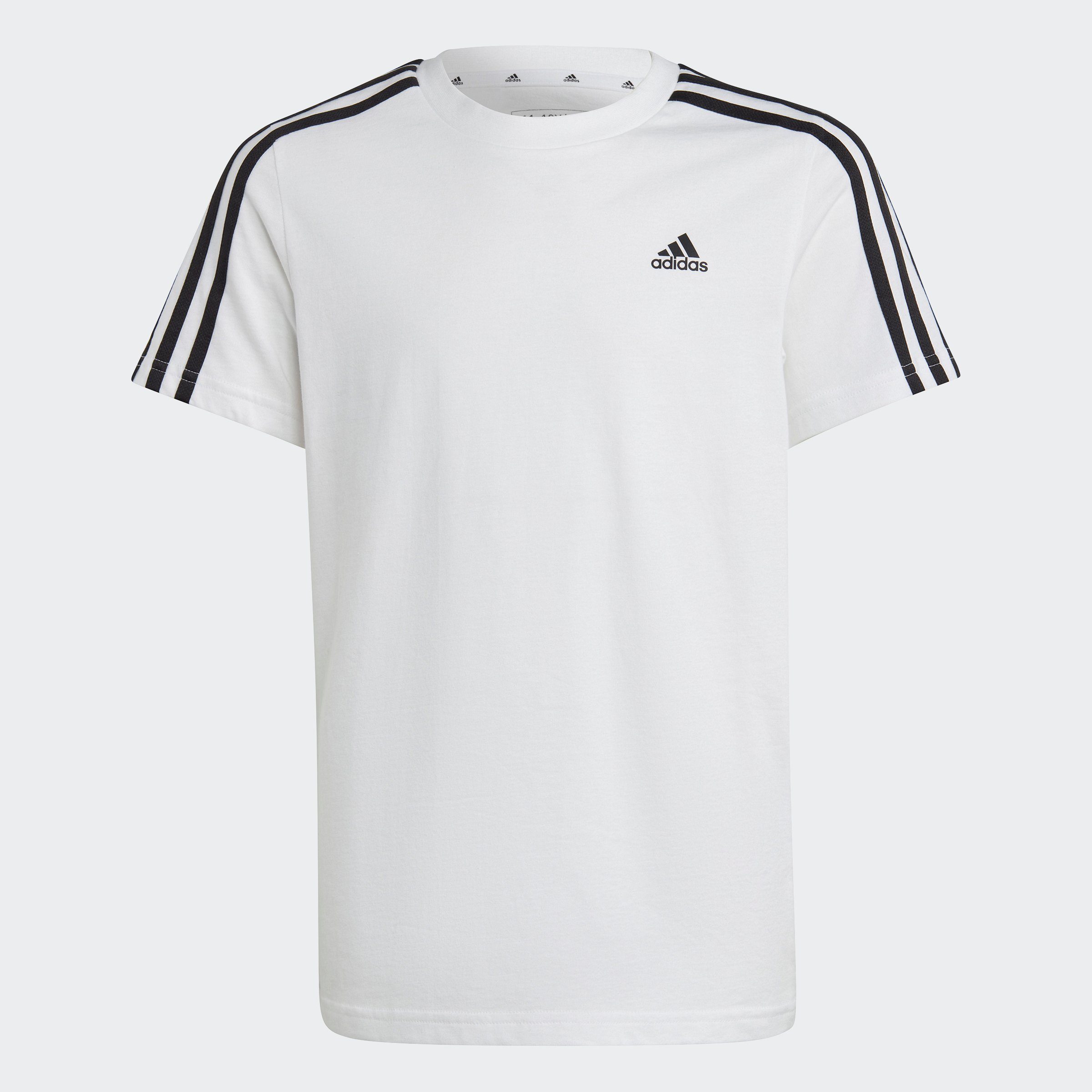 adidas TEE Black 3S Sportswear / T-Shirt White U