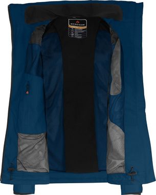 Bergson Outdoorjacke KURRIKA Doppeljacke Damen Regenjacke, Fleece Innenjacke, 20000 mm Wassersäule, Normalgröß