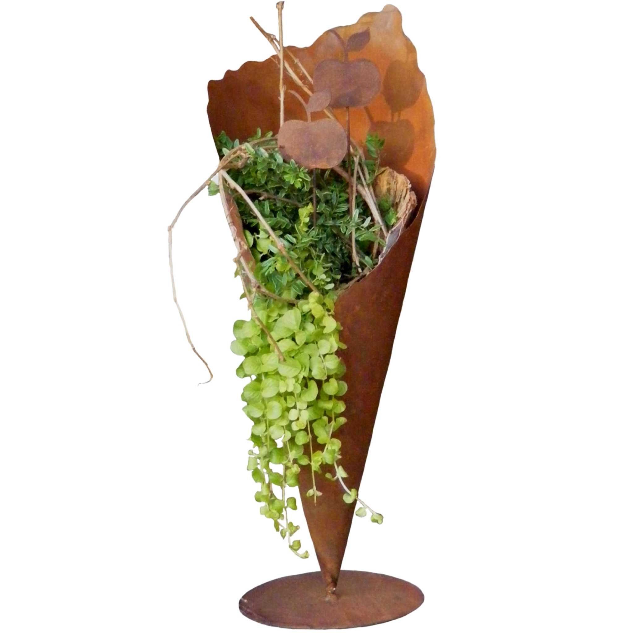 Pflanzkübel Pflanzvase Metall Gartendeko
