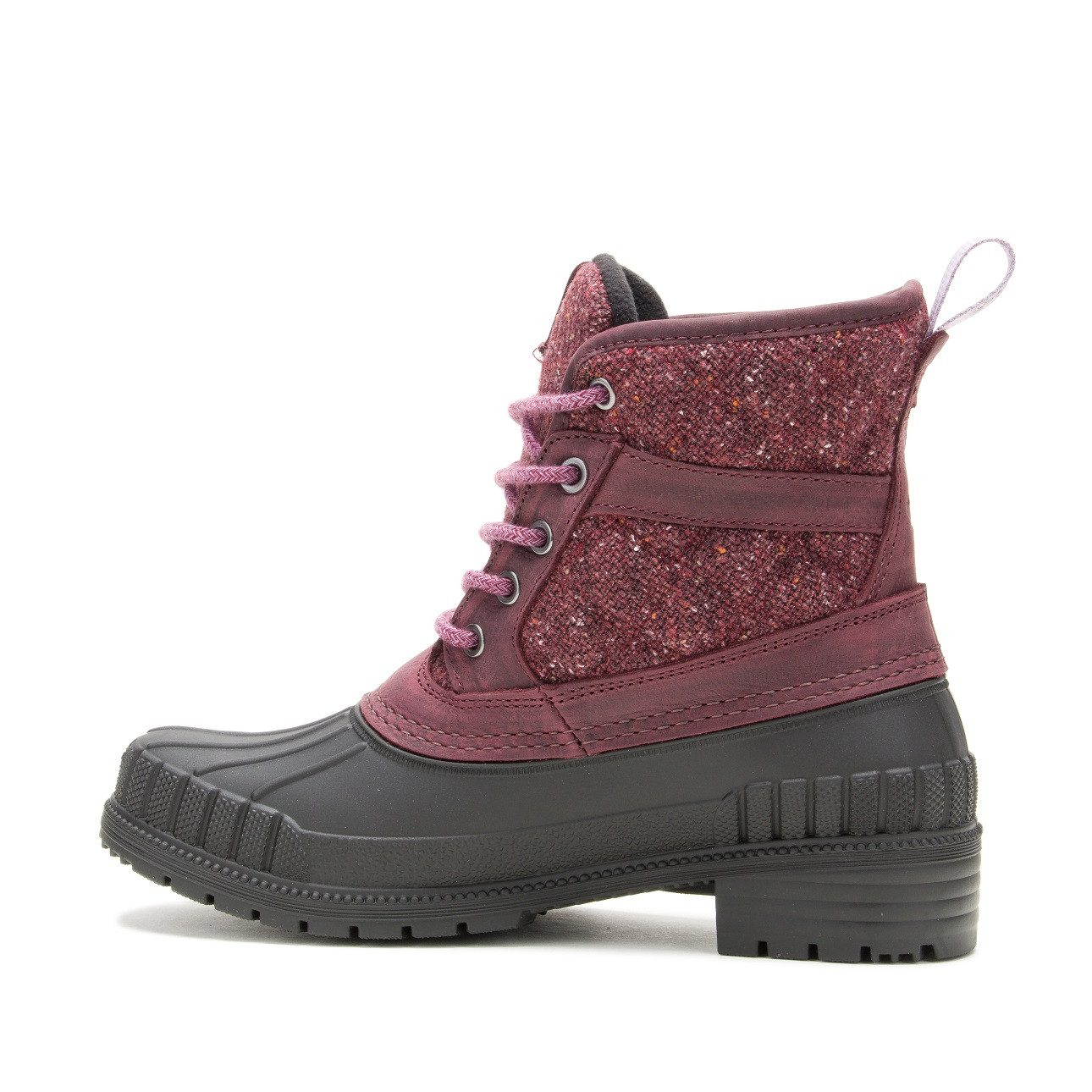 Kamik Sienna Mid 2 Leder - Made in Canada - burgunderrot Damen Winterstiefel