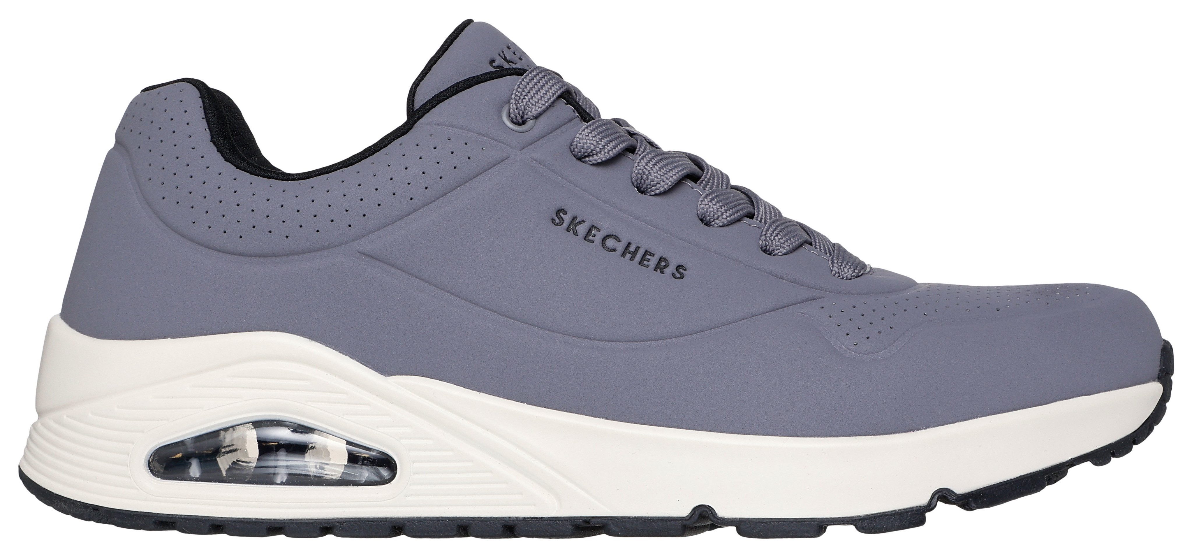 Skechers Uno - Stand on Air Sneaker Freizeitschuh, Halbschuh, Schnürschuh mit Air-Cooled Memory Foam