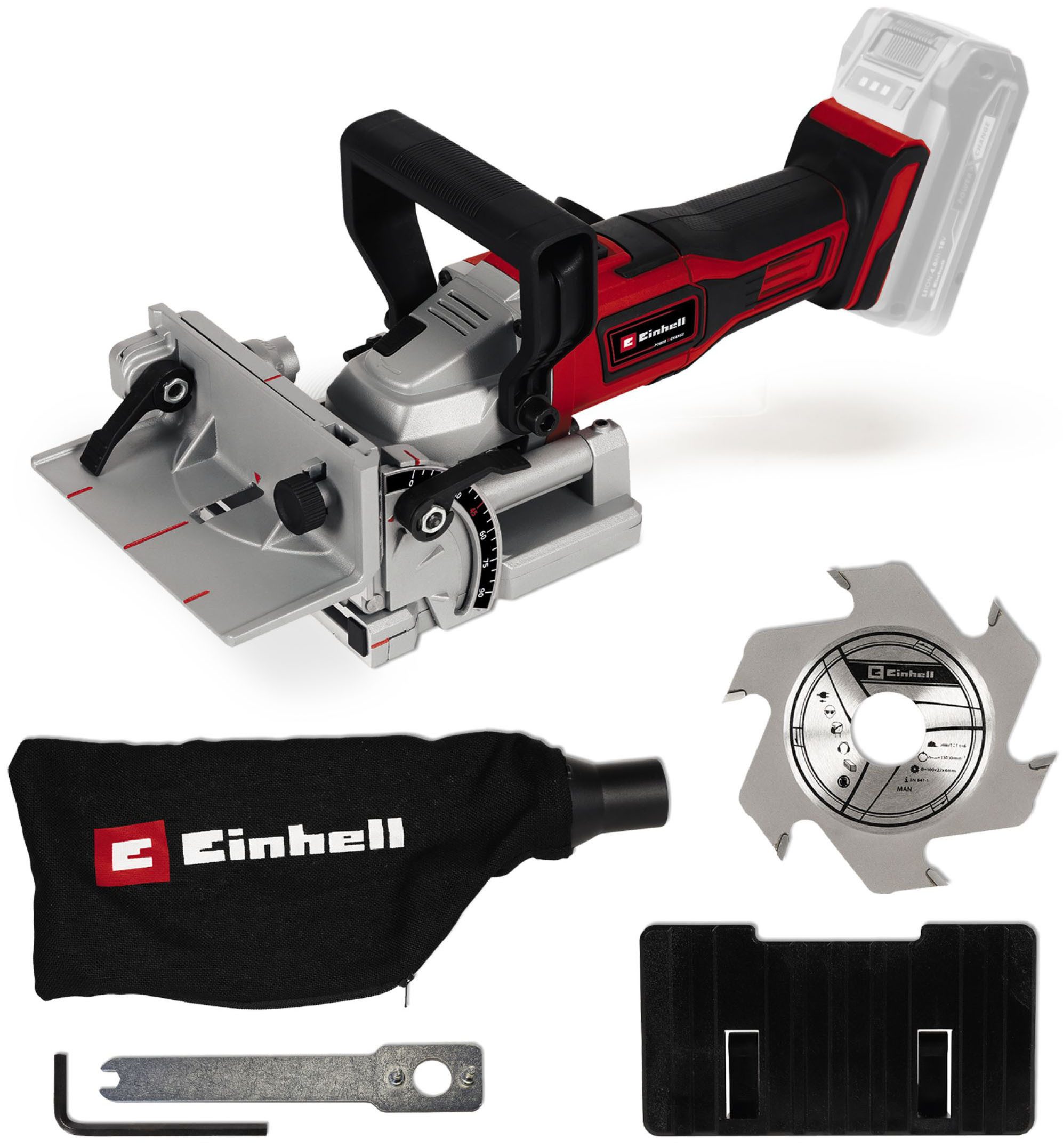 Einhell Flachdübelfräse TE-BJ 18 Li - Solo, 18 in V, Power X-Change, ohne A günstig online kaufen