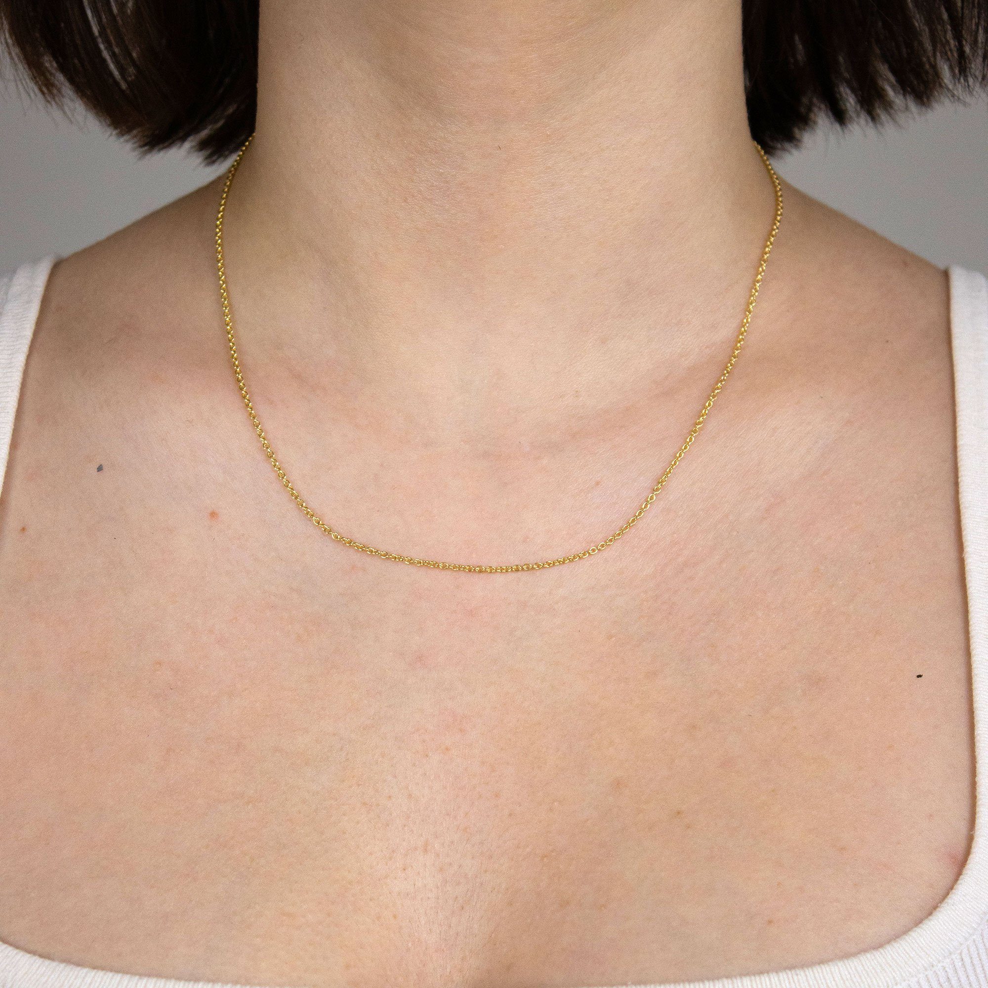 HOPLO Goldkette Goldkette Ankerkette Halskette Breite günstig online kaufen