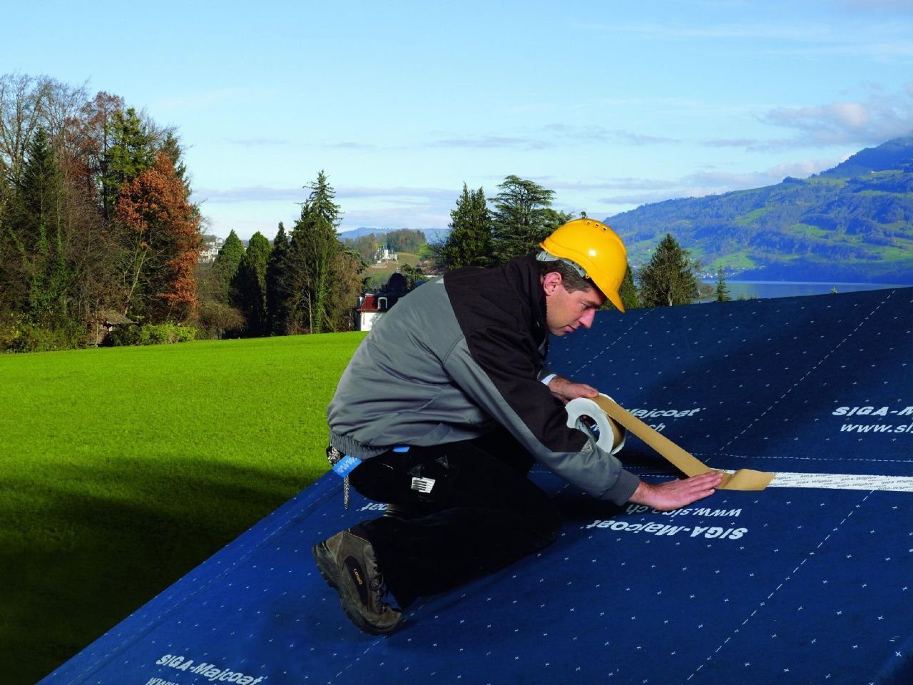 Siga Dachdurchführung Siga Klebeband Wigluv 40 m x 6 cm weiß, PP