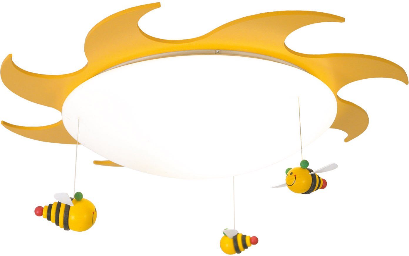 niermann Deckenleuchte Sum-Sum, Kinderlampe, Kinderzimmer, Deckenschale aus bruchfestem Kunststoff