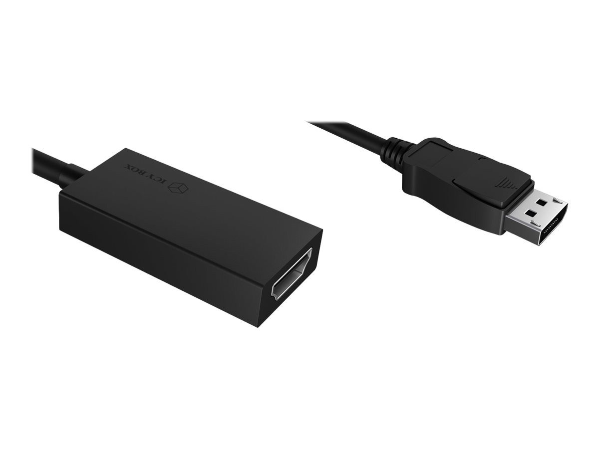 RAIDSONIC Adapter, DP 1.2 zu HDMI, unterstützt 4K 3840 x 2160@60Hz ... Computer-Kabel