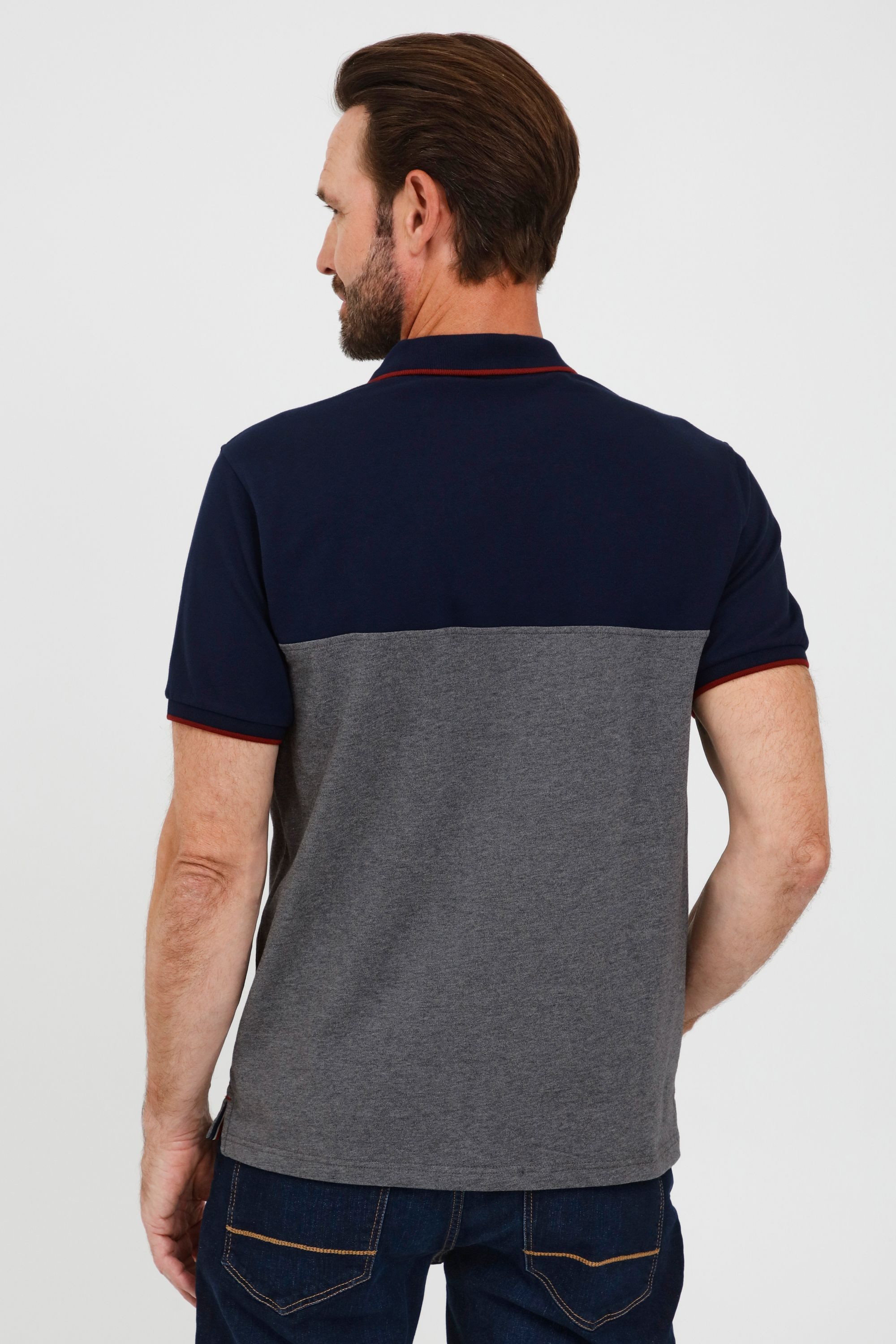 FQ1924 Poloshirt FQReynir Klassisches Poloshirt mit modernem Print