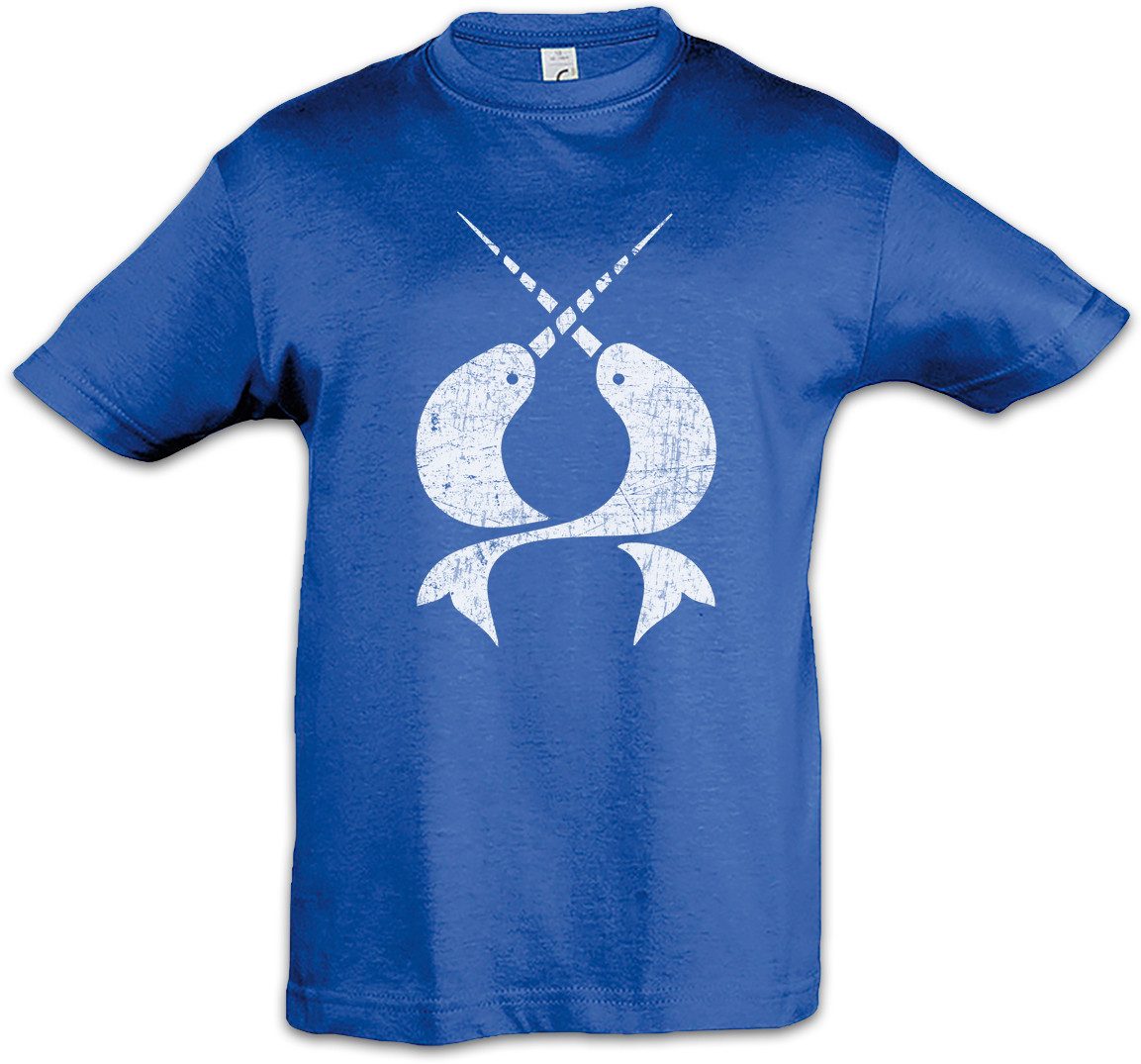 Print-Shirt Narwhal Territory Kinder T-Shirt Into The Logo Badlands Symbol Zeichen