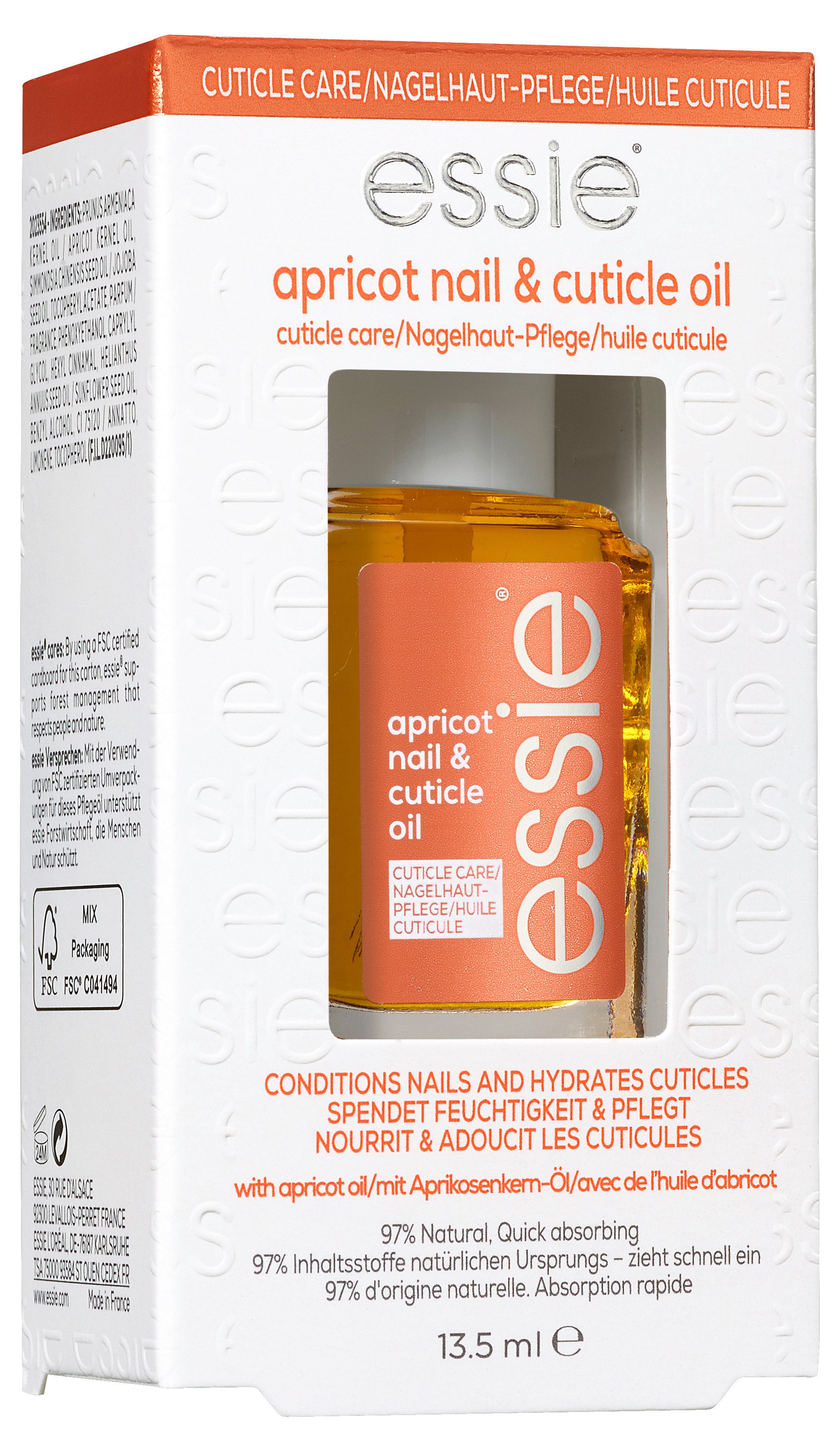 essie Nagelpflegeöl Treatment Apricot Oil, mit stärkender Formel