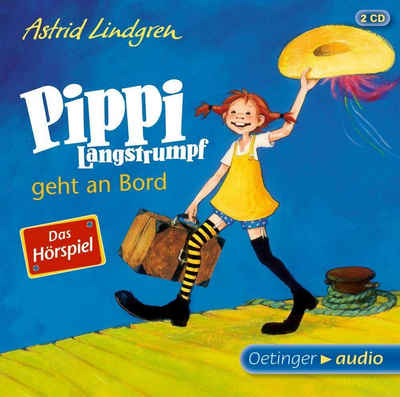 Oetinger Hörspiel Pippi Langstrumpf 2. Pippi Langstrumpf geht an Bord, 2 Audio-CD