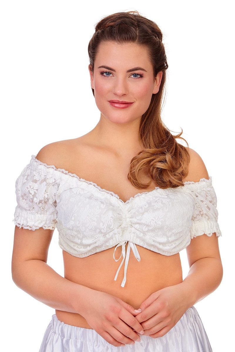 Dirndlbluse Dirndlbluse - NURANA-SUSAN - offweiß