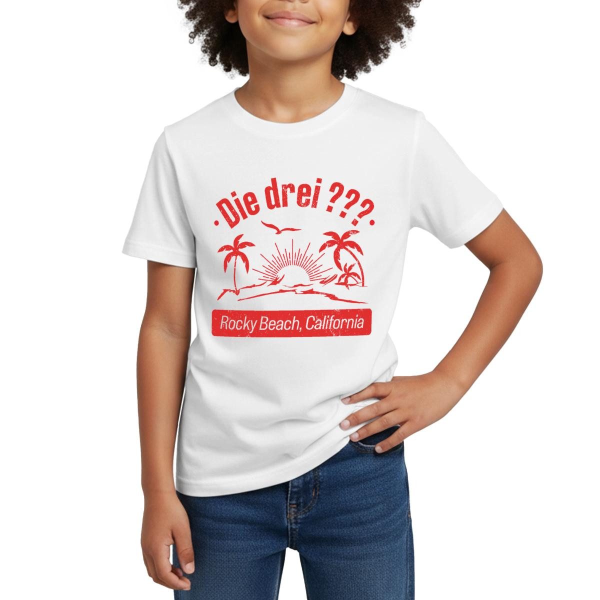 T-Shirt Die Drei Fragezeichen Rocky Beach California Kinder T-Shirt