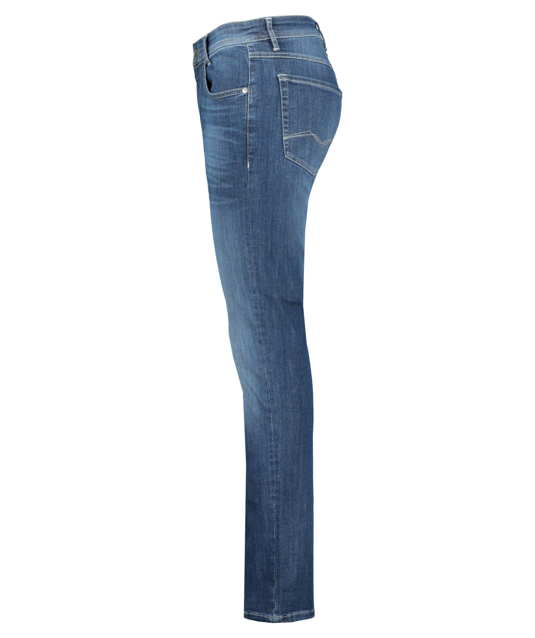 (82) 5-Pocket-Jeans blue (1-tlg) Denim" MAC Jeans Herren "Macflexx