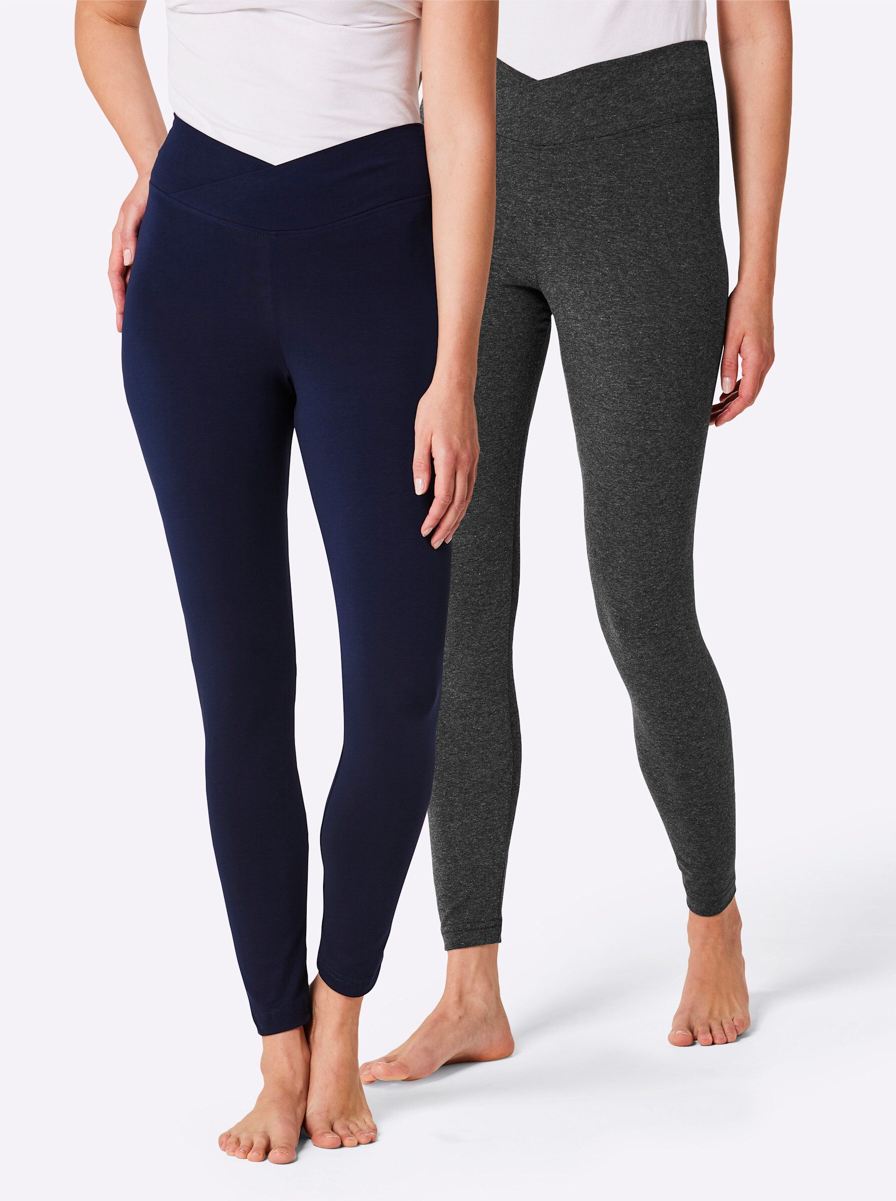 Plantier Homewearhose Leggings (2-tlg)