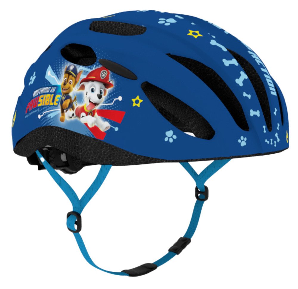 Seven Polska Kinderfahrradhelm "Paw Patrol Boys", BLUE, M: 52-56cm, In-Mold-Tec, ab ca. 6 Jahre
