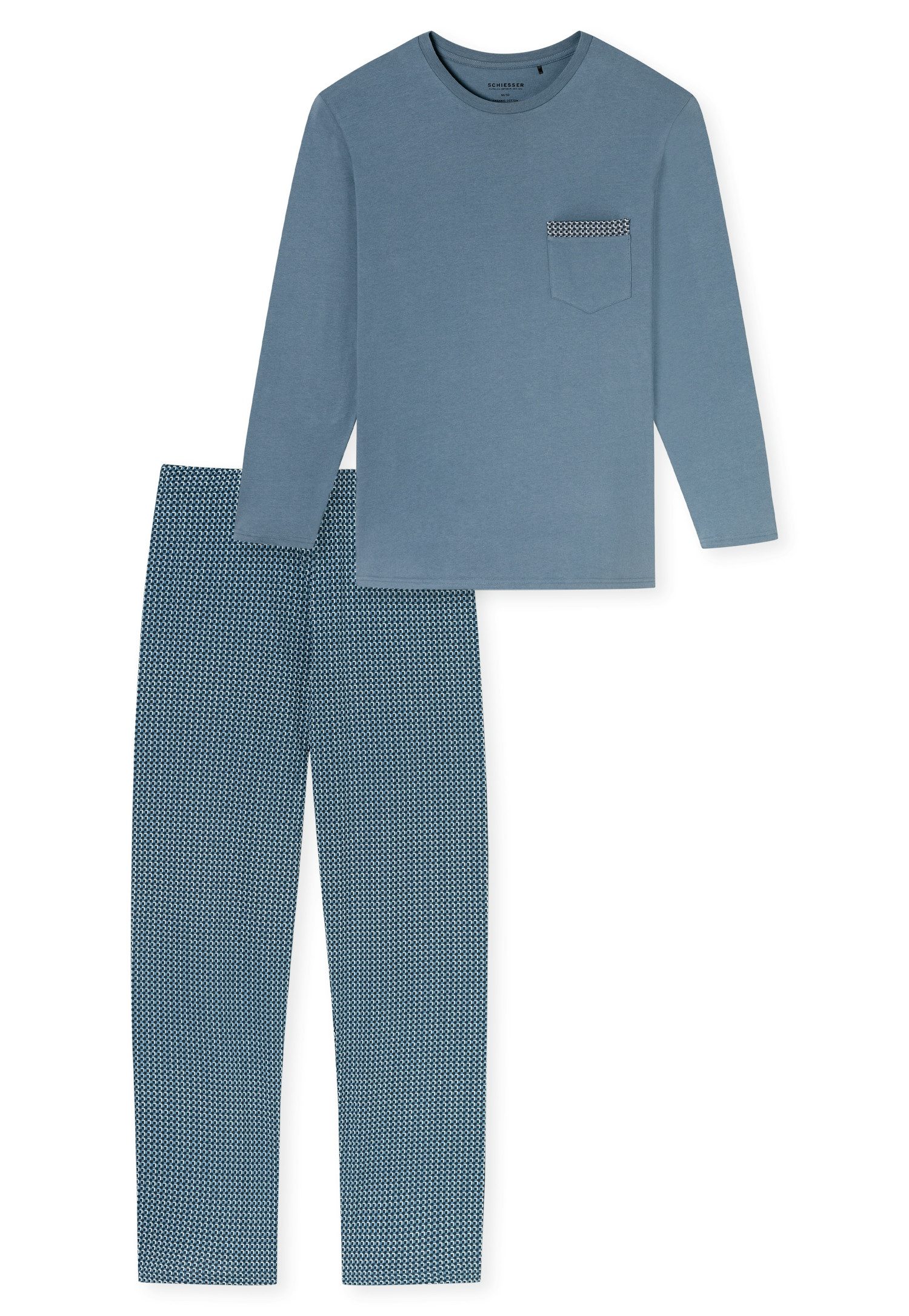Schiesser Schlafanzug Schlafanzug lang